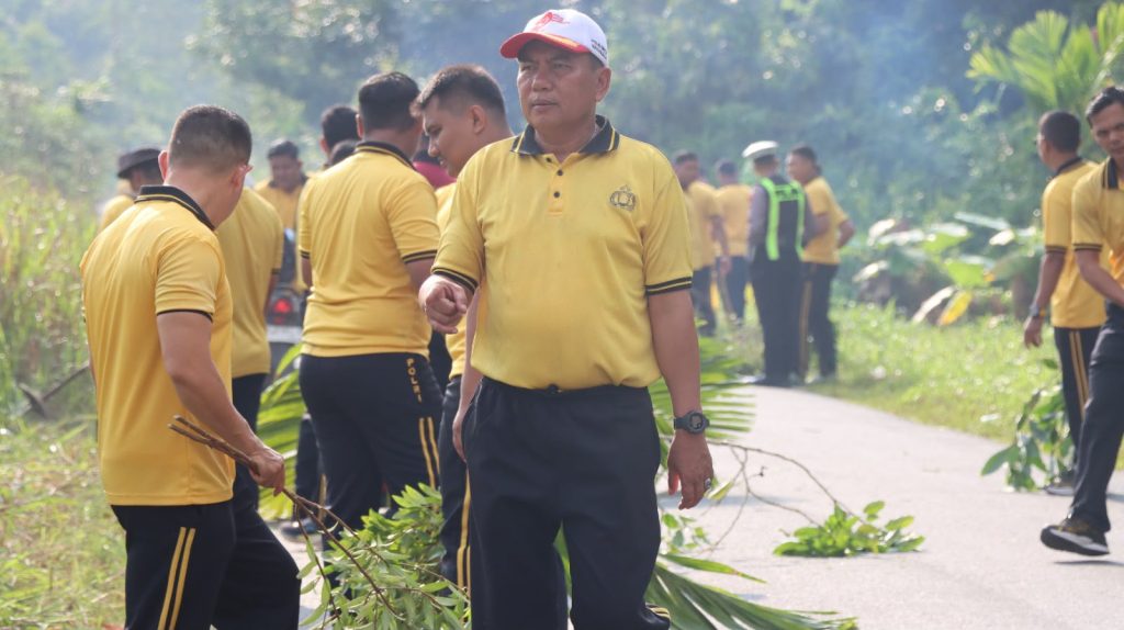 HUT Bhayangkara ke-80 Menjadi Momentum Polres Lingga Tingkatkan Kepedulian Sosial dan Lingkungan