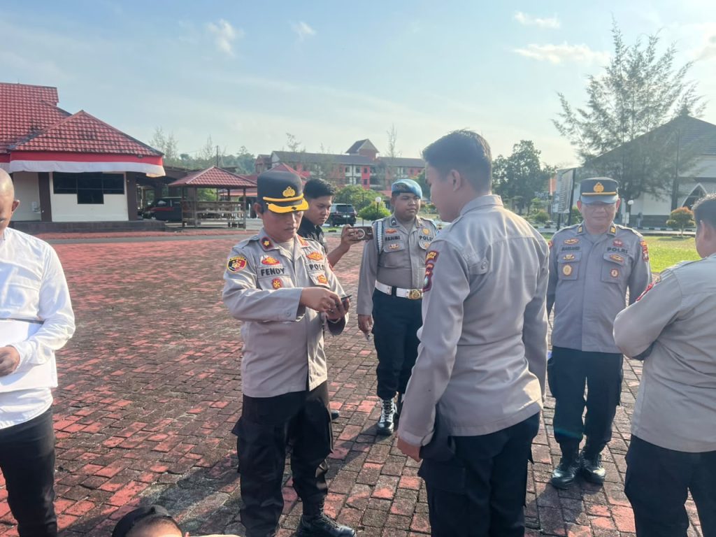 Disiplin Personel Kunci Pelayanan Prima, Polres Lingga Gelar Ops Gaktibplin