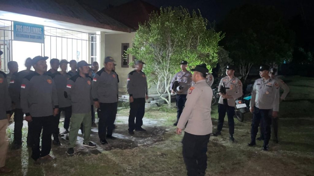 Satbinmas Polres Lingga Perkuat Peran Pos Kamling dan Linmas Demi Wujudkan Kamtibmas Kondusif